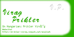 virag prikler business card